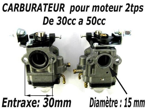 Carburateur moteur 30a 50cc - carburateur,